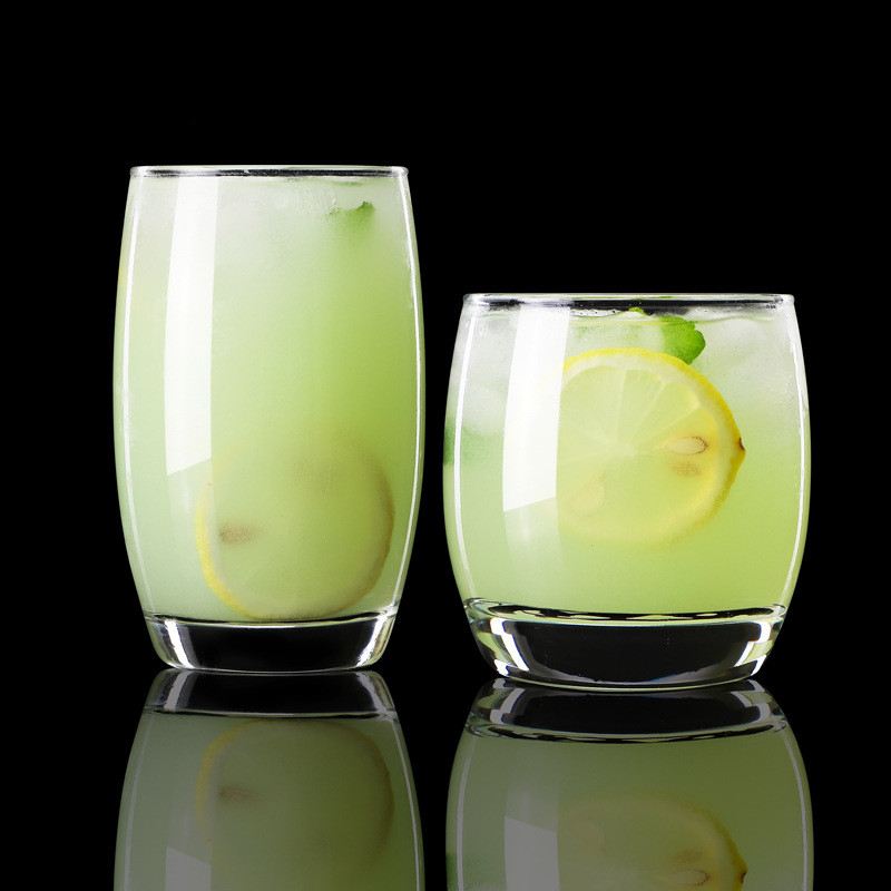 Colorful Glass Drinking Water Cups with Cutsom Logo 310ml
