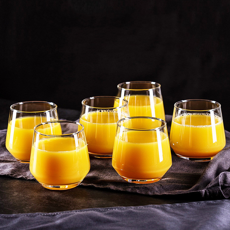 KDG Colorful New Design 370ml 390ml Glass Water Cups