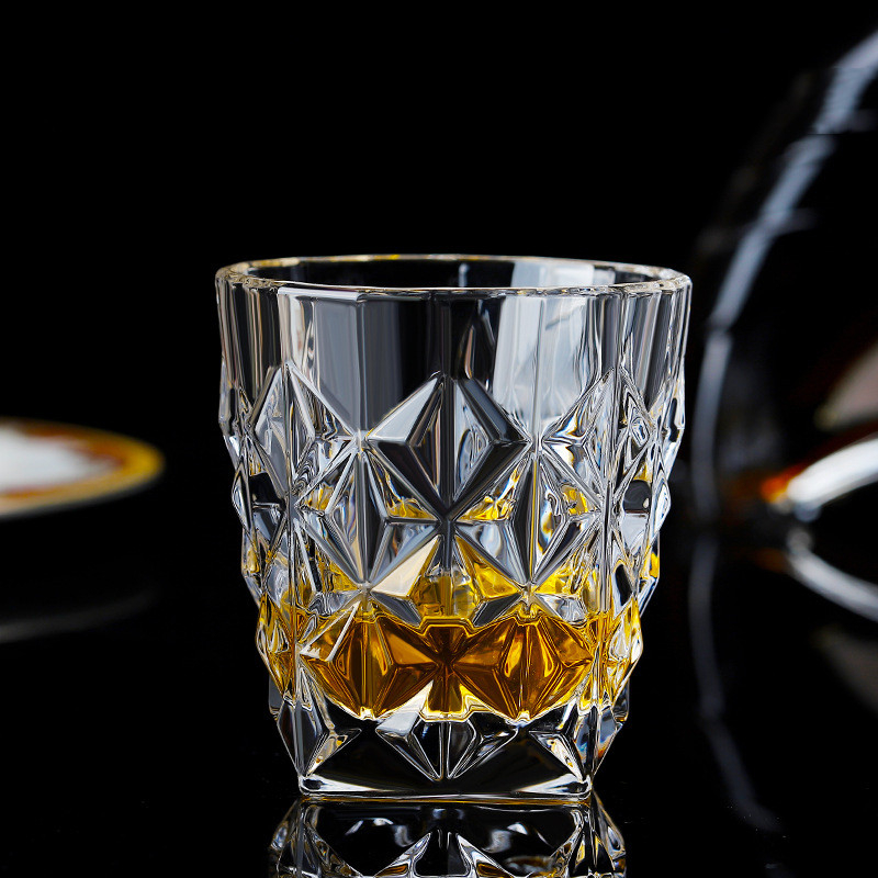 300ml Crystal Liquor Glass Cups Hot Sale Whisky Glasses
