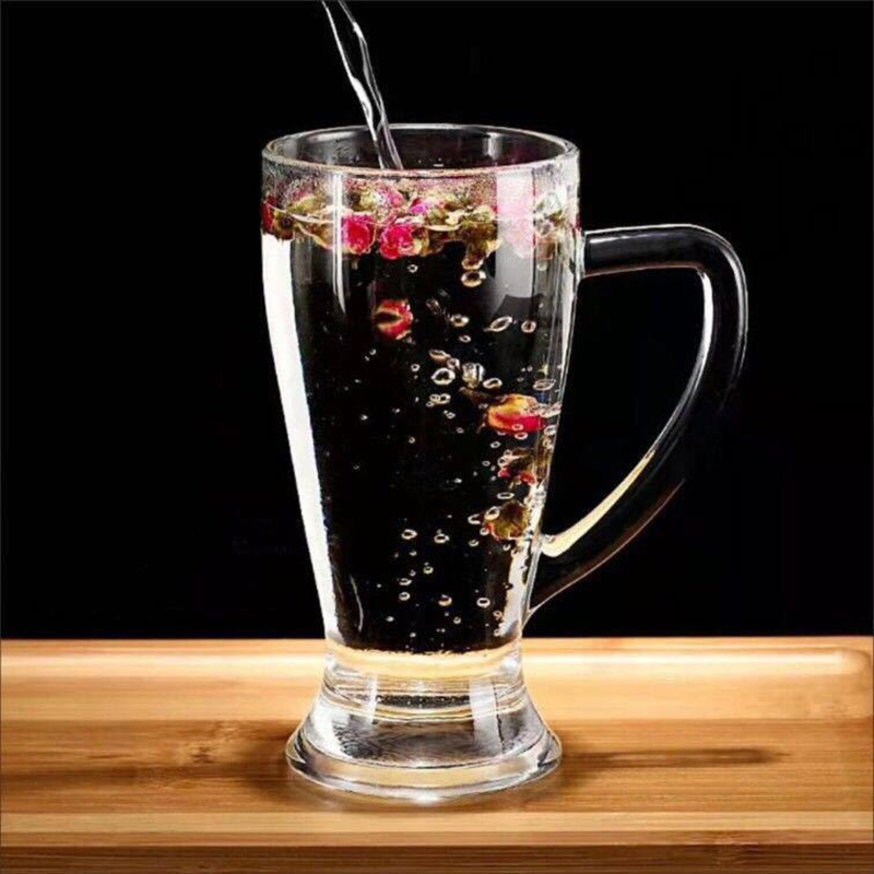 500ml 700ml Large Beer Glasses with Handle For Party