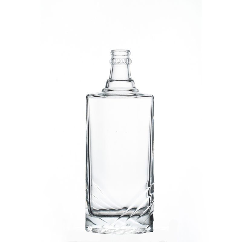 Transparent 500ml Drinking Wholesale Glass Liquor Bottles