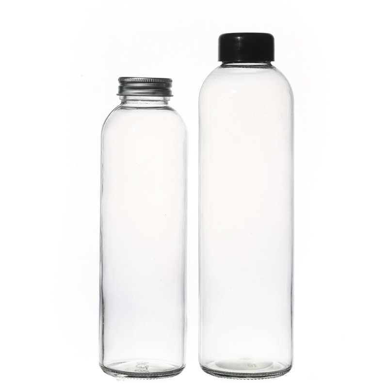 750ml Water Bottles Glass Packaging Beverage Juice Drinking Bottle Wholesale