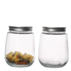 Egg Shape Glass Juice Bottles with Lids For Beverage Drinking