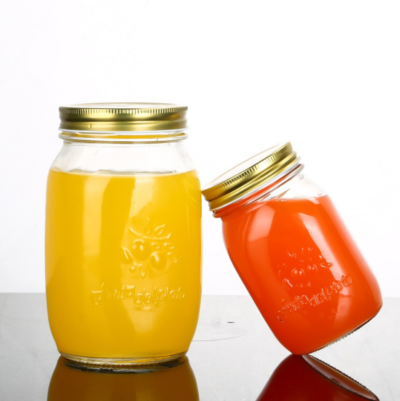 Glass Ketchup Bottle