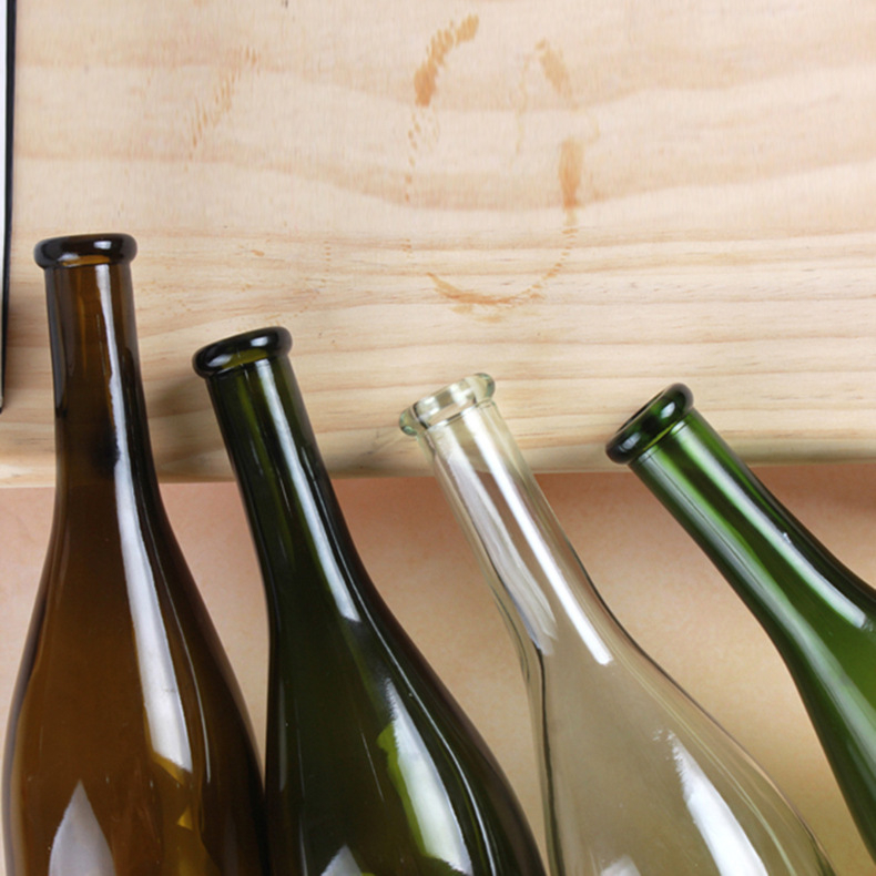 Dark Green 700ml Red Bordeaux Wine Glass Bottles with Cork Lids