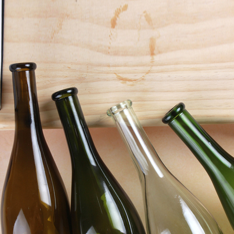 Dark Green 700ml Red Bordeaux Wine Glass Bottles with Cork Lids