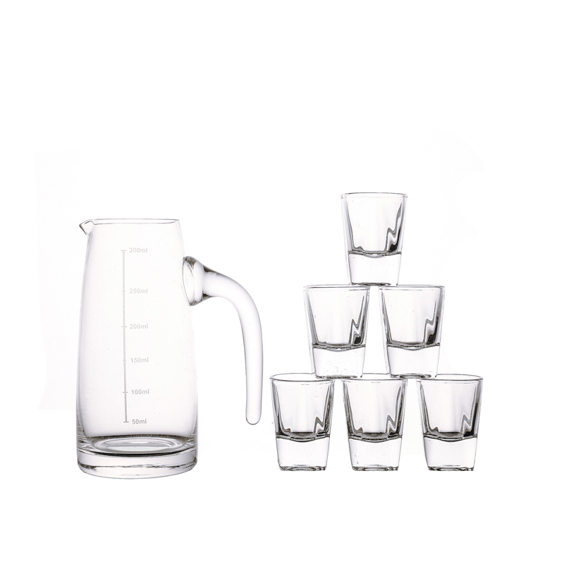 300ml Wine Glass Dispenser with 25ml Small Glass Drinking Cups