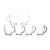 320ml Nordic Design Glass Clear Cup Coffee Milk Cups with Handle