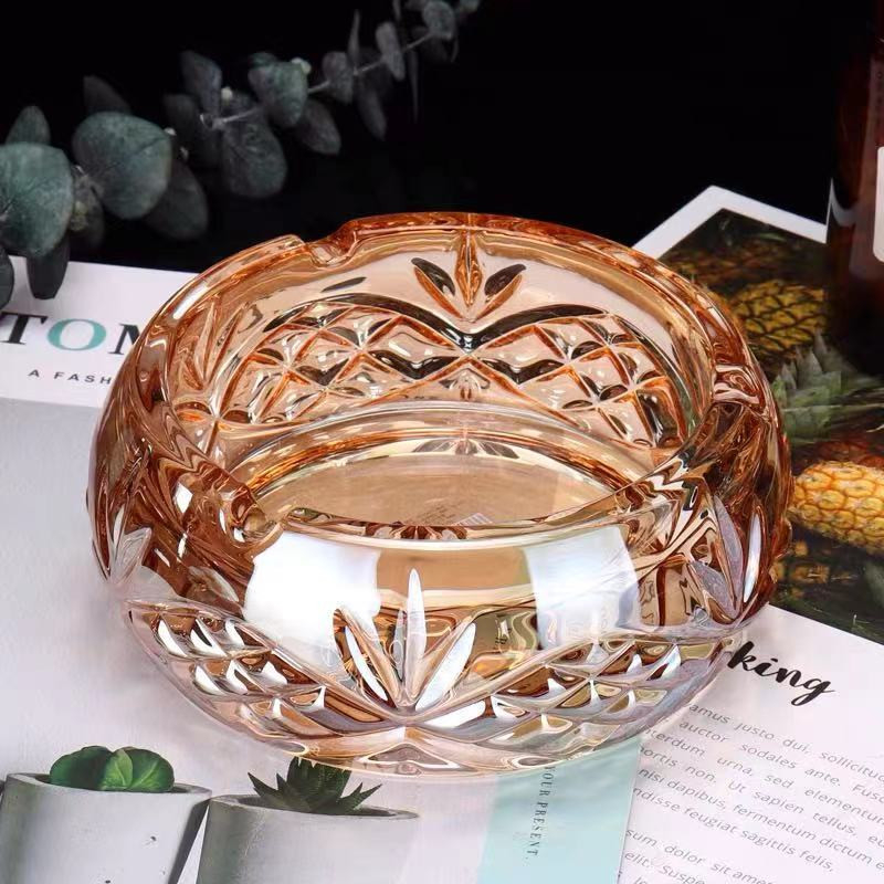 Christmas Gifts High Quality Nordic Glass Crafts Round Shape