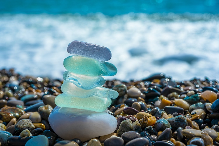 Colorful Decorative Sea Glass