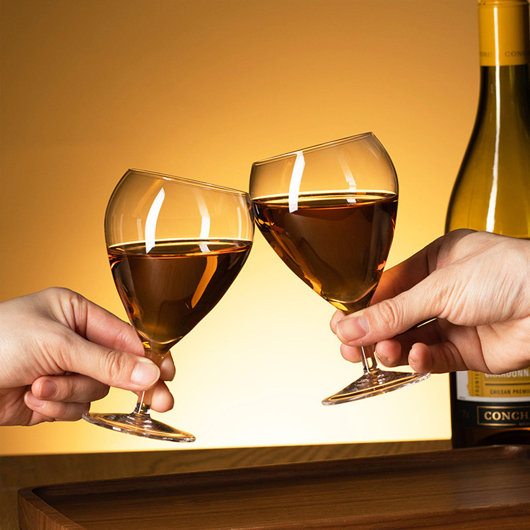 New Style Glass Wine Cups 300ml Goblets Urban Life