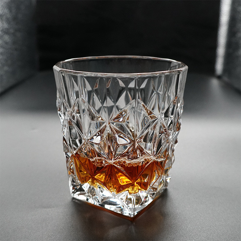 300ml Crystal Liquor Glass Cups Hot Sale Whisky Glasses