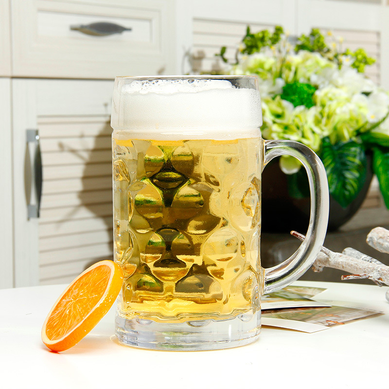 Large Capacity 1000ml Crystal Glass Beer Cups