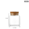 Borosilicate Glass Jar with Cork Canna bis Hemp Glass Jars