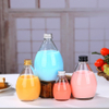 Water Droplets Design Juice Beverage Glass Bottles KDG Factory