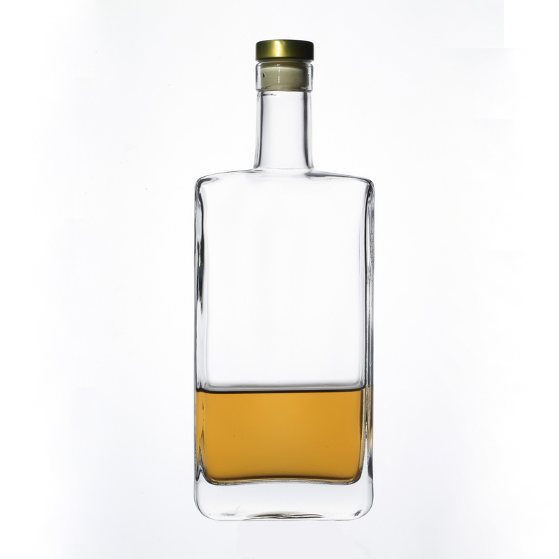 Glass Wine Bottles For Liquor Vodka Whisky 500ml with Cork Lid 