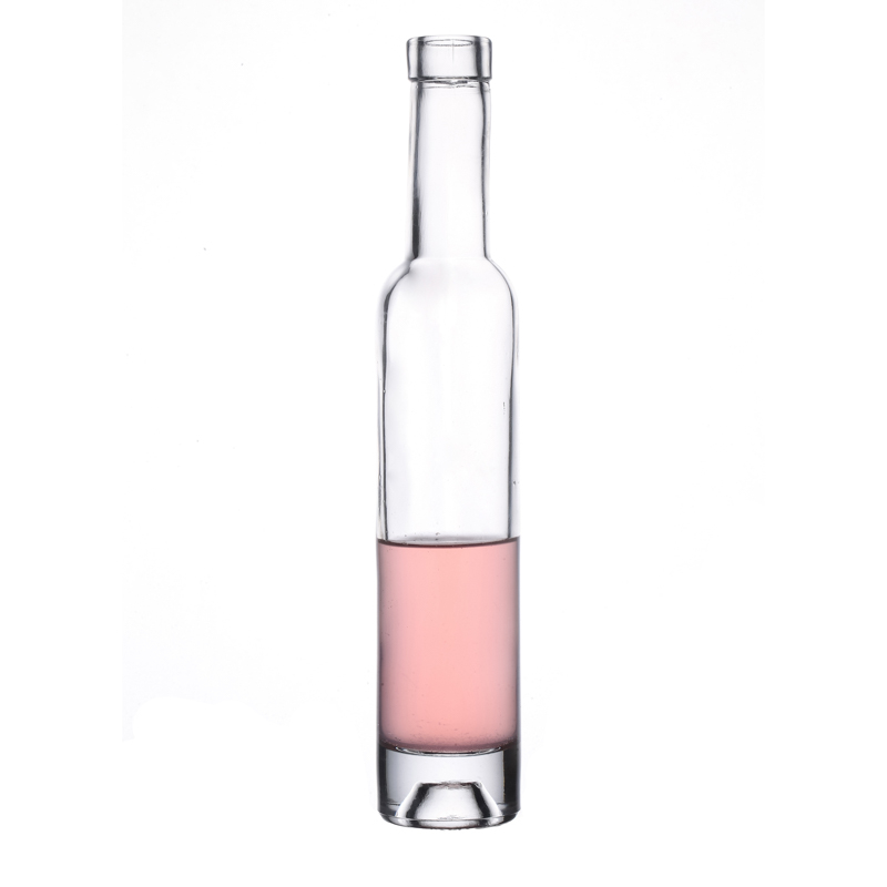 200ml Slim Glass Bottles Beverage Drinking Bottles With Rubber Lid