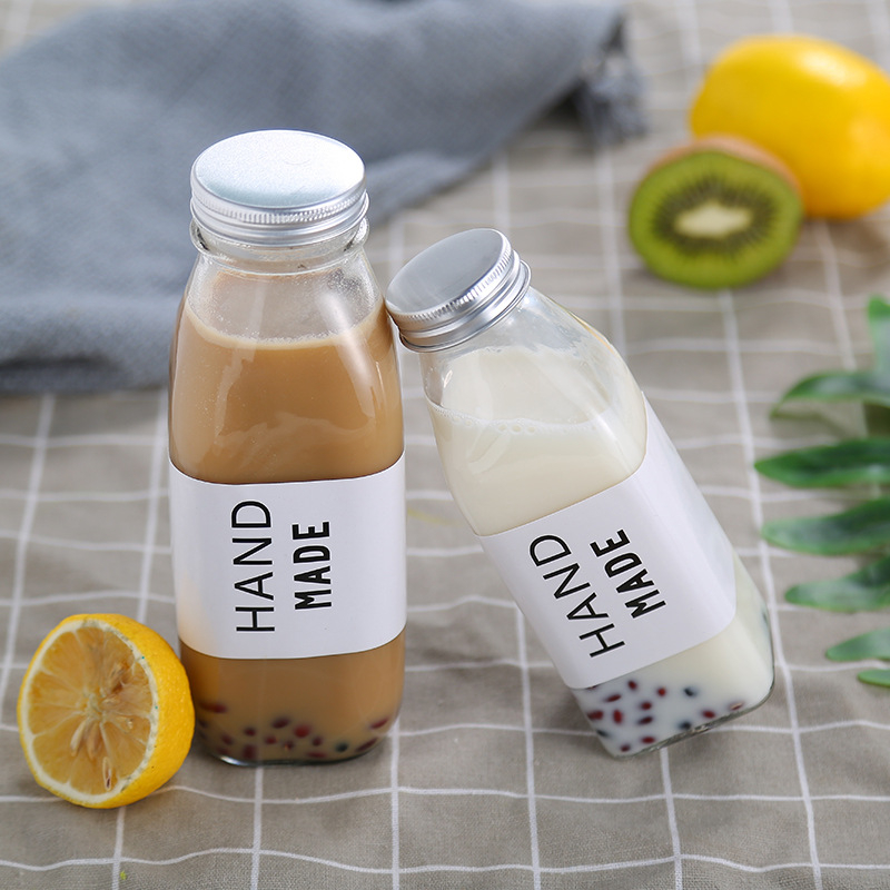 350ml Hot Sale Empty Glass Beverage Bottles For Coffee Milk Juice