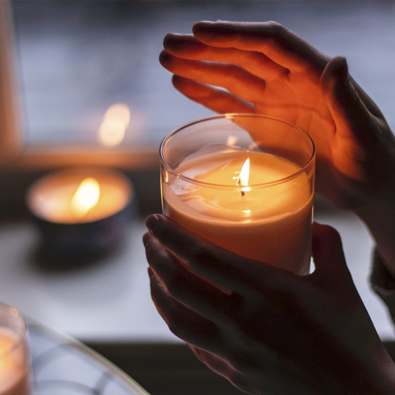 Customized Cylinder Aromatherapy Handmade Soy Wax Candles