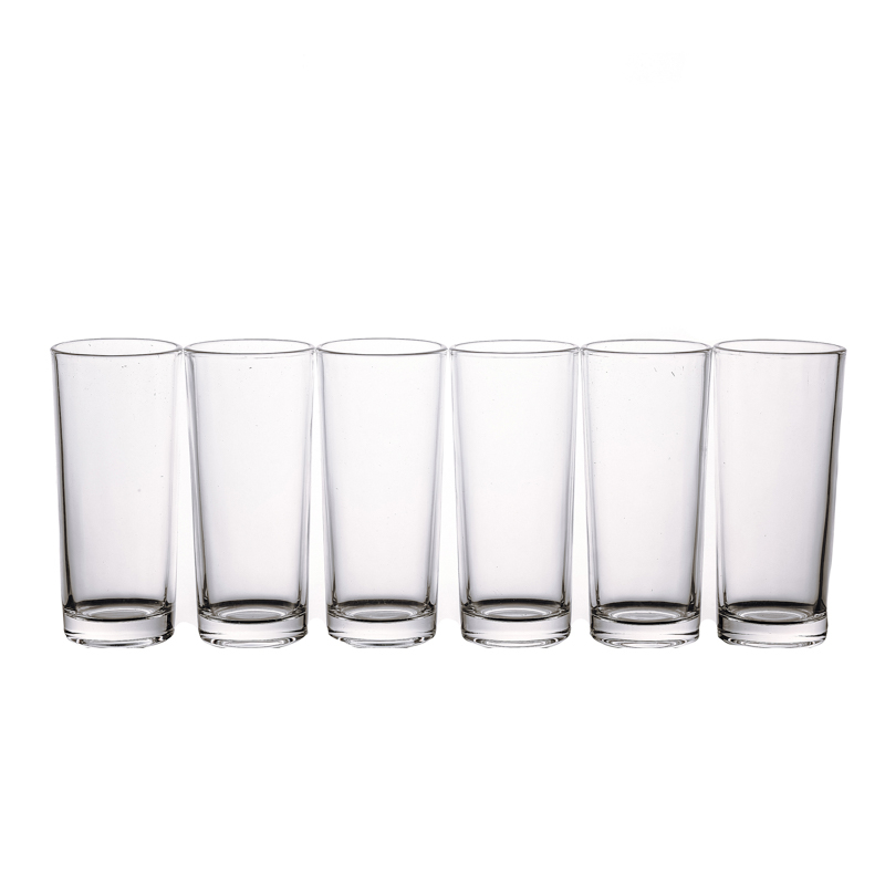 Round Glass Coke Cup Iced Coffee Beverage Glass Cup 300ml