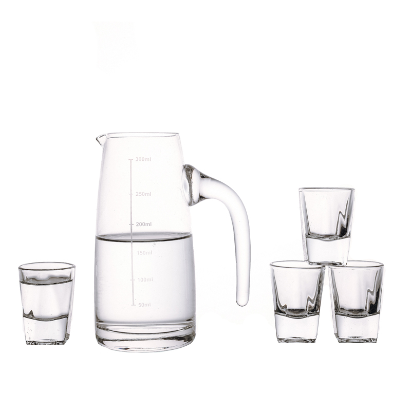 300ml Wine Glass Dispenser with 25ml Small Glass Drinking Cups