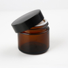 KDG Amber Cosmetic Glass Jar Packaging 6ml 10ml 20ml 70ml Custom Empty Glass Cream Cosmetic Jars
