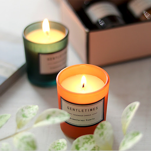 Colorful Handmade Natural Soy Wax Scented Candles Home Decoration