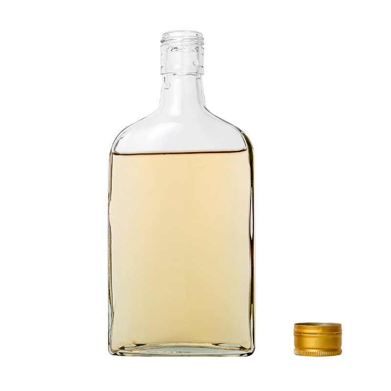 Flat Bottles 270ml KDG Glassware Wine Bottles For Whisky