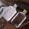 High End Spirits Bottles Glass Material Flat Small Wine Bottles 100ml