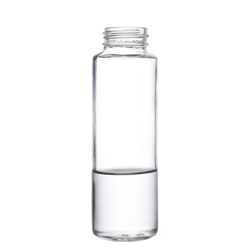 350ml Glass Beverage Water Bottles Clear Portable Water Bottles