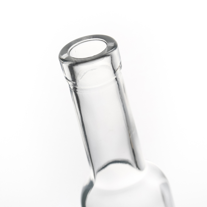 200ml Slim Glass Bottles Beverage Drinking Bottles With Rubber Lid