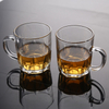 Hot Sale 8oz Clear Heat Resistant Glass Coffee Tea Mugs with Handle 