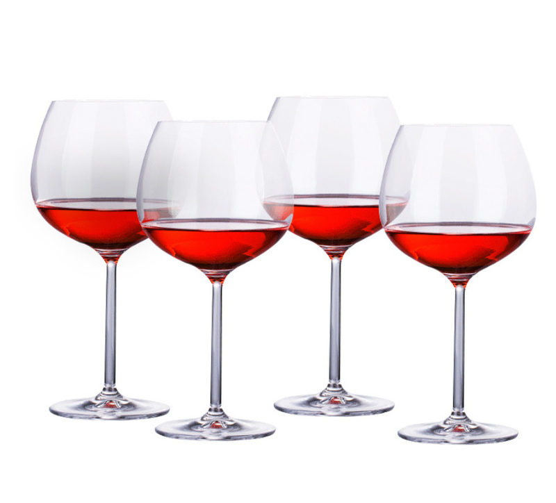 Large Capacity Burgundy Glass 650ml Home Use