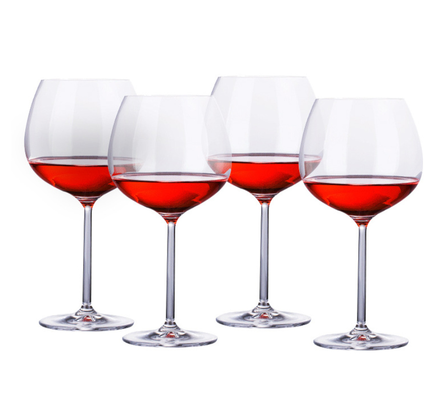 Large Capacity Burgundy Glass 650ml Home Use