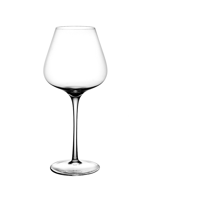 Round Glass Wine Cups Goblets For Burgundy