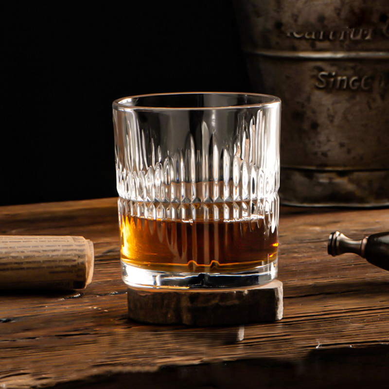 Glass Liquor Cups 340ml Hot Sale For Brandy Vodka