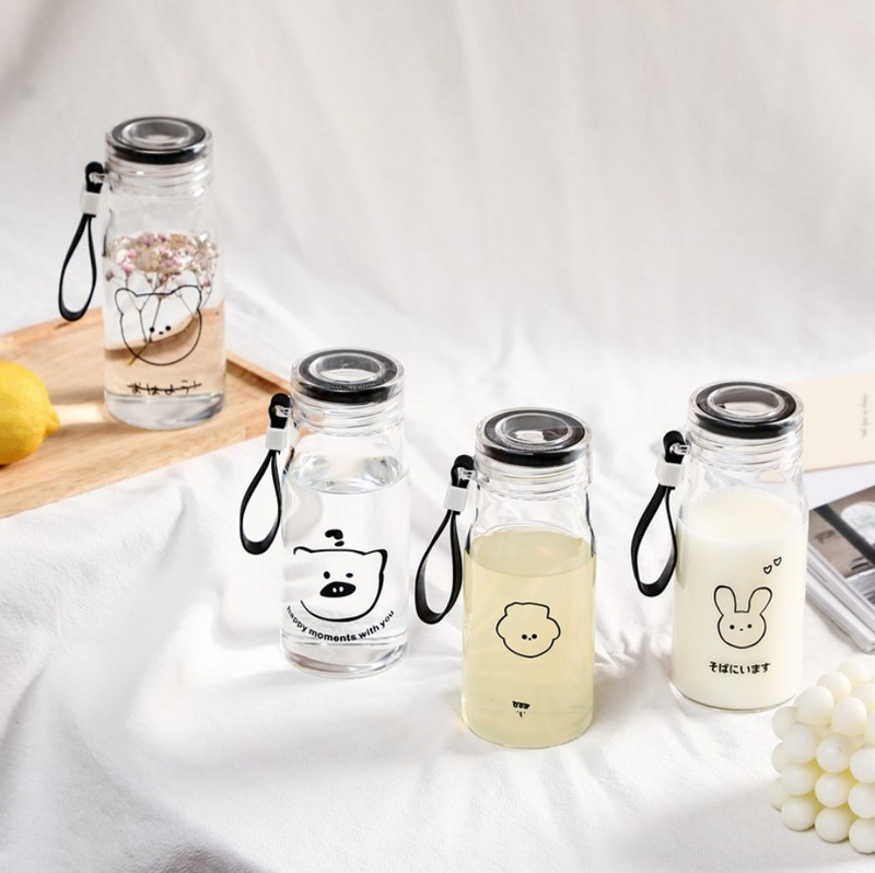 Drinking Packaging Glass Beverage Water Bottles 500ml