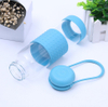 600ml Empty Glass Milk Bottles with Silicone Holder