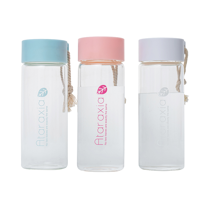 Takeaway 500ml Glass Drinking Bottles For Children