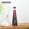 300ml Beverage Glass Bottles Drinking Juice Milk Bottle with Lids