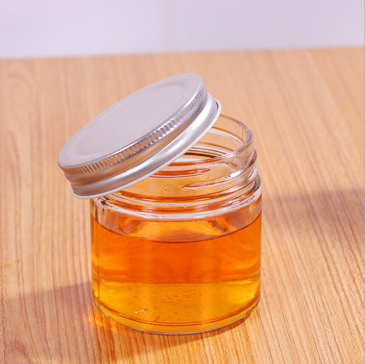 Customized Flint Glassware 100ml 180ml 280ml 380ml Glass Pudding Jar Cookie Jam Packaging Jars