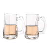 Thick Wall High Quality 380ml Crystal Luxury Wine Glass Beer Cup with Handle