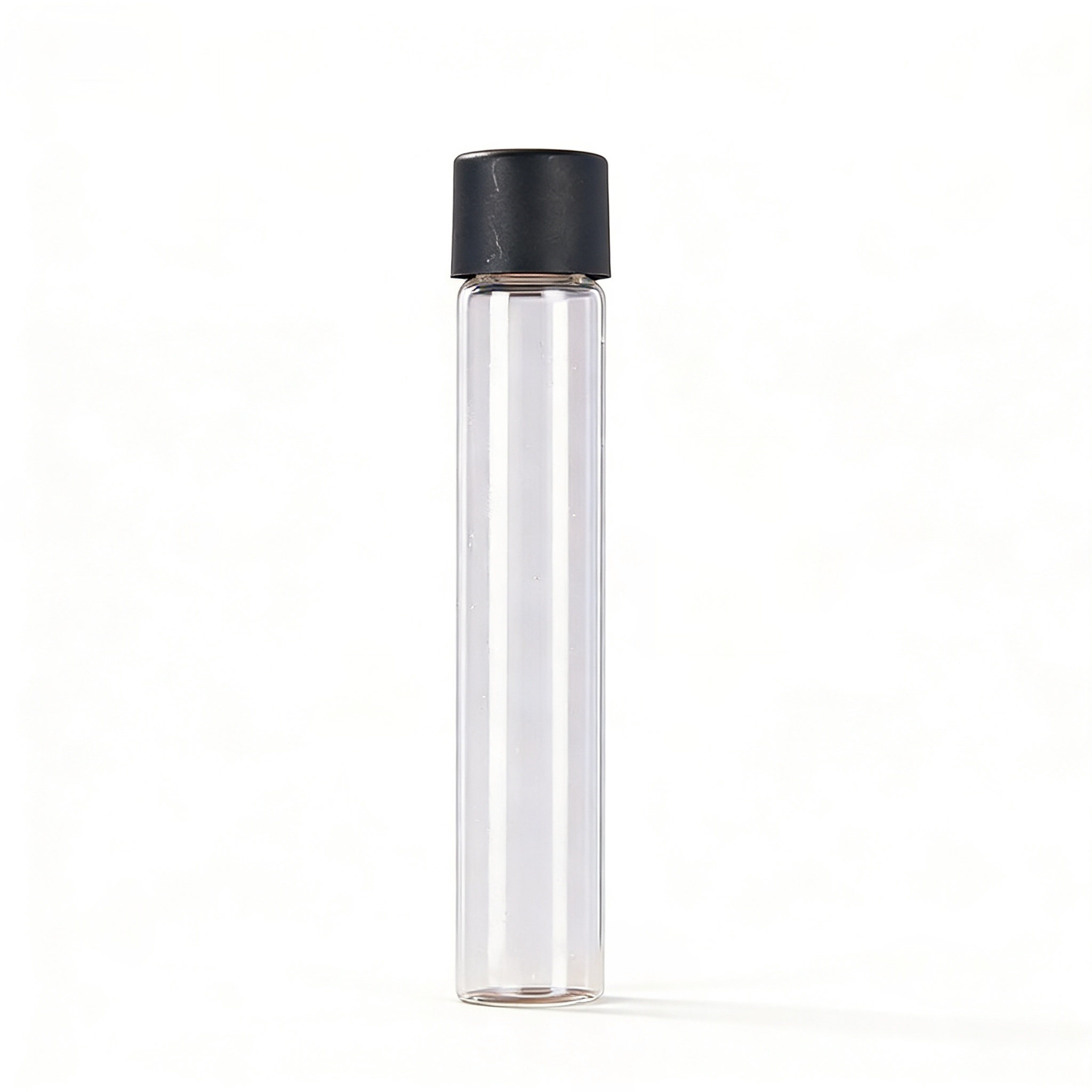 KDG transparent glass tube empty child resistant glass jar
