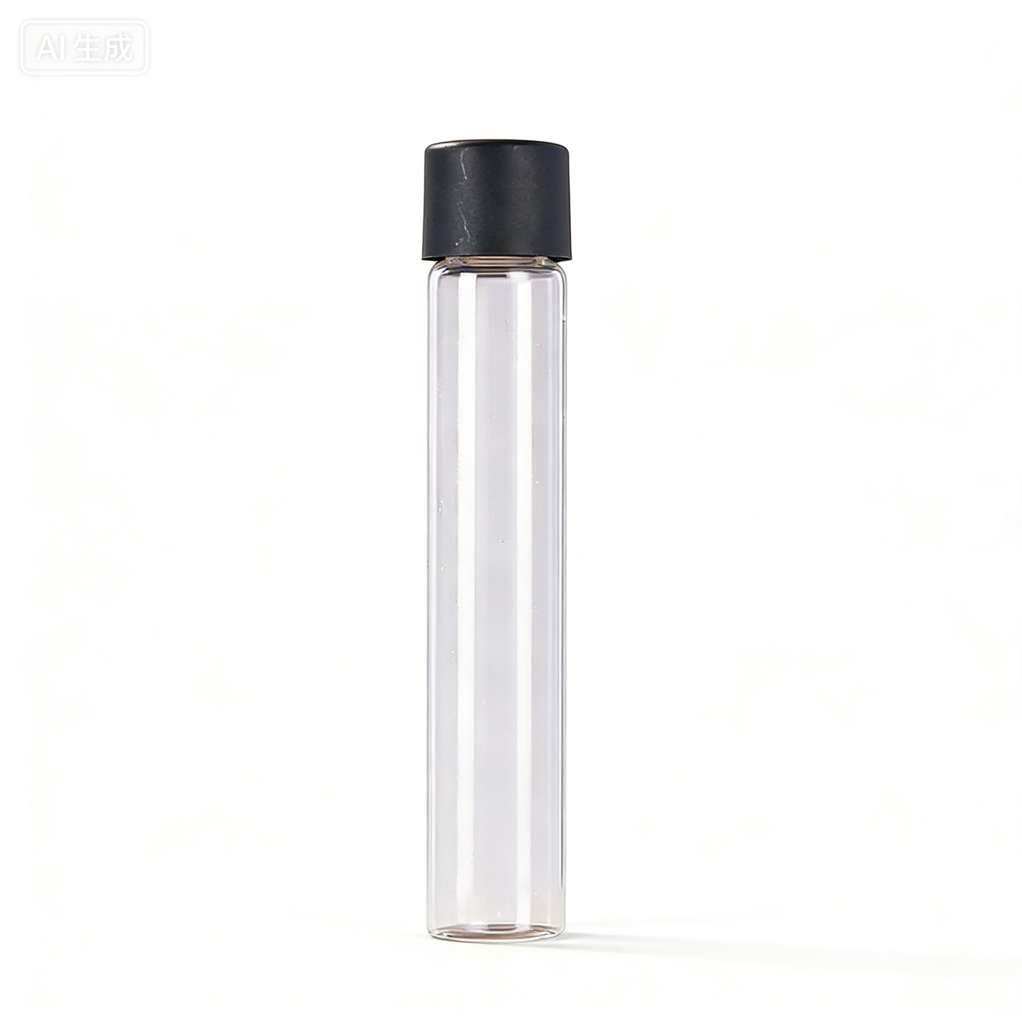 KDG transparent glass tube empty child resistant glass jar