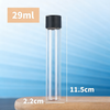KDG transparent glass tube empty child resistant glass jar